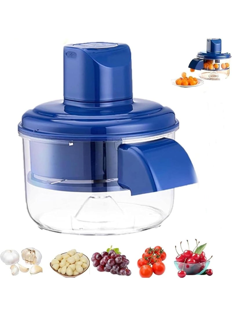 Electric grape peeling machine, automatic garlic and tomato peeling machine, electric garlic peeler, rechargeable, smart commercial fruit machine for cherries and tomatoes, (1 piece) - Image 1